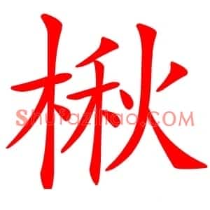 楸