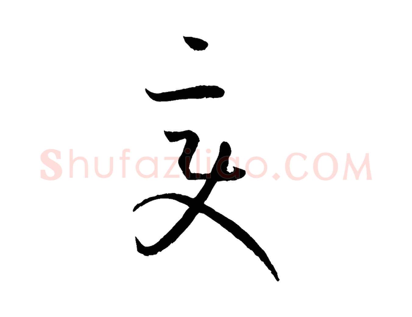 變毛笔草书写法,摘自唐代孙过庭书谱