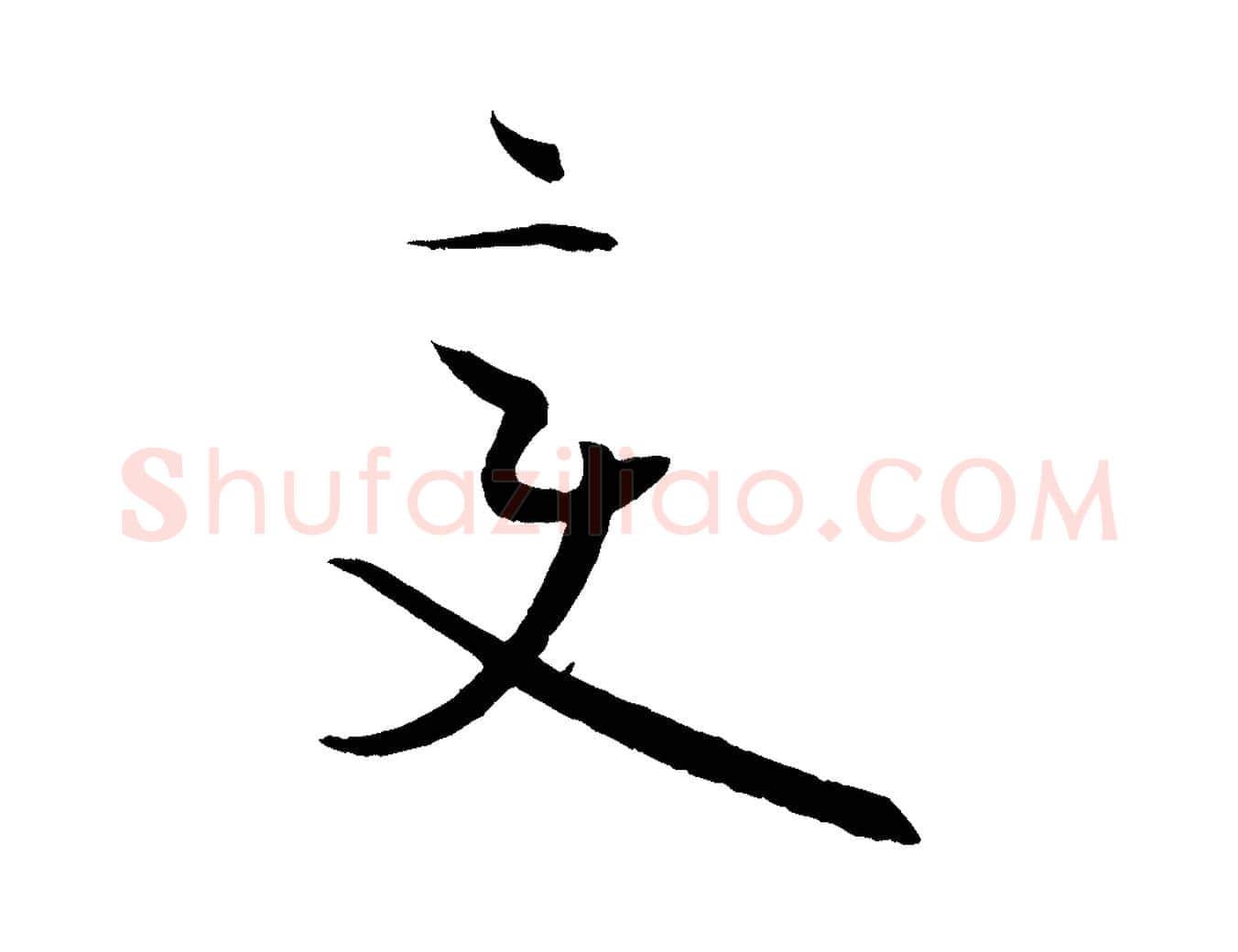 變毛笔草书写法,摘自唐代孙过庭书谱