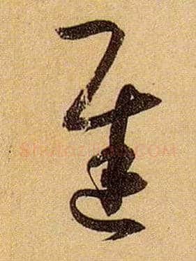 迟毛笔草书写法,摘自唐孙过庭书谱