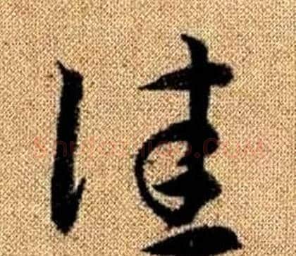 佳字赵孟頫毛笔草书写法,摘自真草千字文