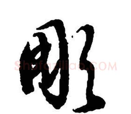 彫字启功毛笔草书书法写法,摘自千字文