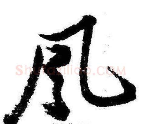 風字启功毛笔草书书法写法,摘自临苏轼诗文帖