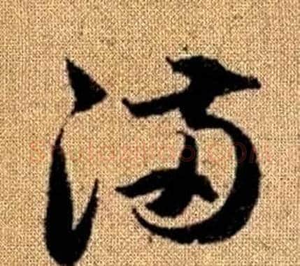 滿字赵孟頫毛笔草书写法,摘自真草千字文