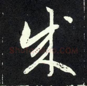 成毛笔草书写法,摘自元赵孟頫天冠山诗帖