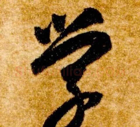 學字智永毛笔草书书法写法,摘自真草千字文
