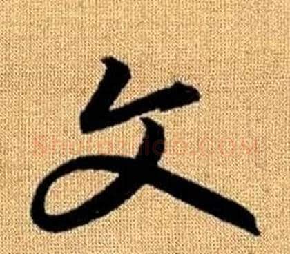 文字赵孟頫毛笔草书写法,摘自真草千字文