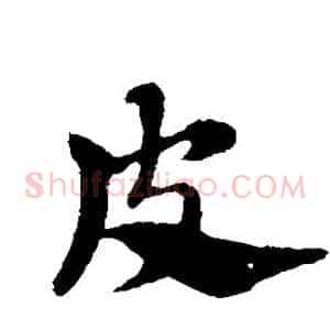 皮