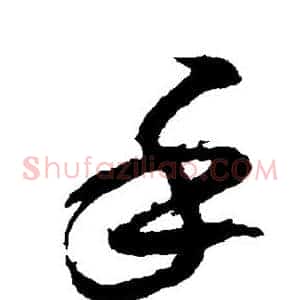 手