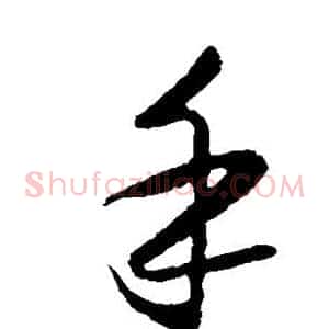 手