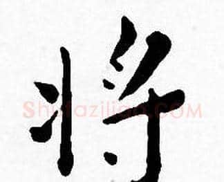将字王宠毛笔小楷书法写法,摘自王宠毛笔小楷书法作品