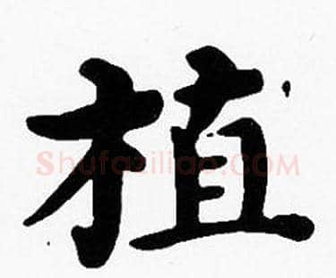 植字沈度毛笔楷书书法写法,摘自沈度毛笔楷书书法作品