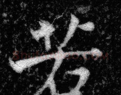 若字张即之毛笔楷书书法写法,摘自王友度墓志