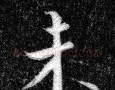 未字张即之毛笔楷书书法写法,摘自王友度墓志
