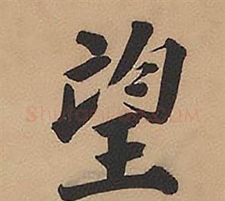 望字林则徐毛笔楷书书法写法,摘自录沈大悟诗四屏