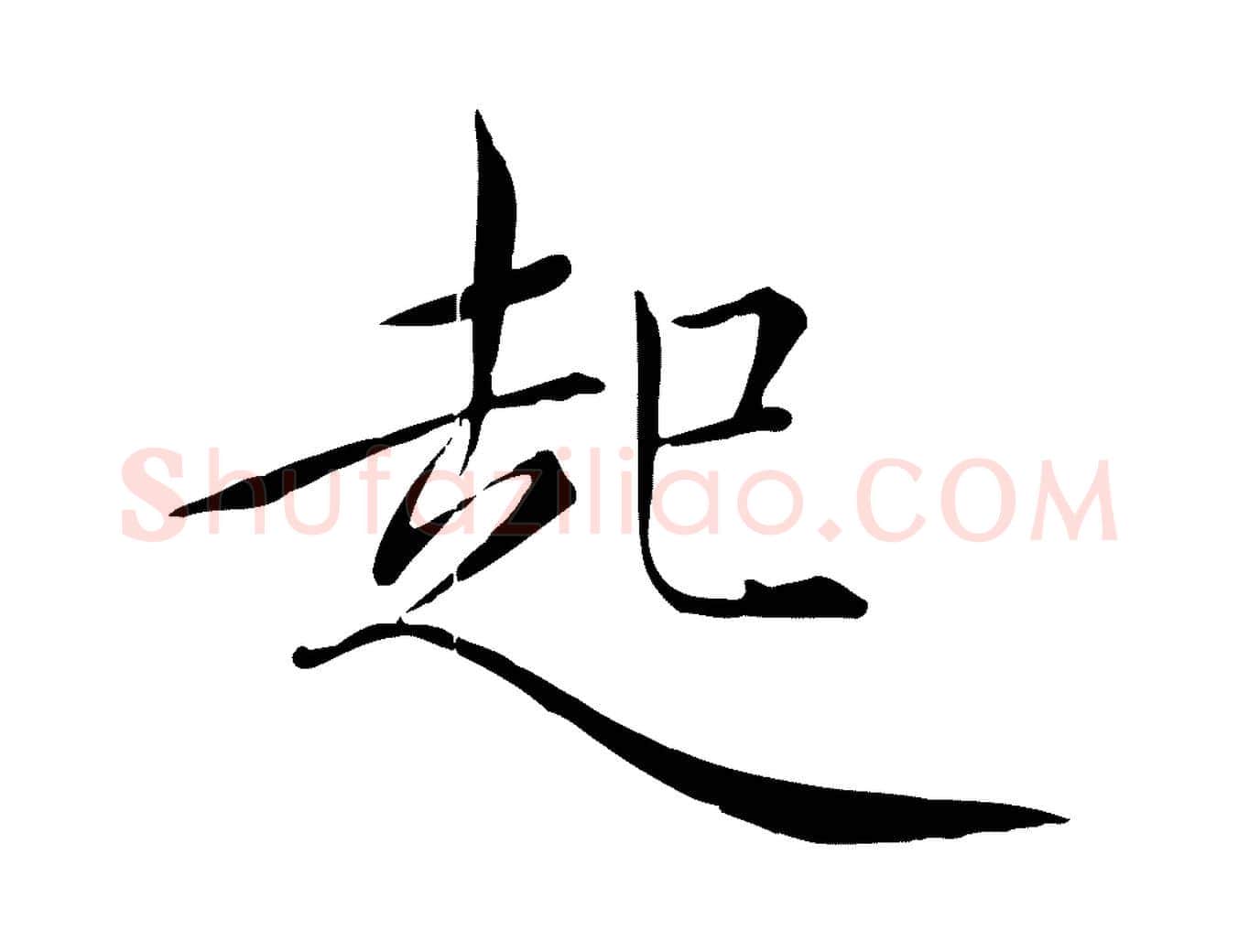 起毛笔瘦金体写法,摘自宋代徽宗跋张翰帖