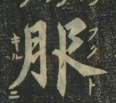 服字姜立纲毛笔楷书书法写法,摘自四体千字文