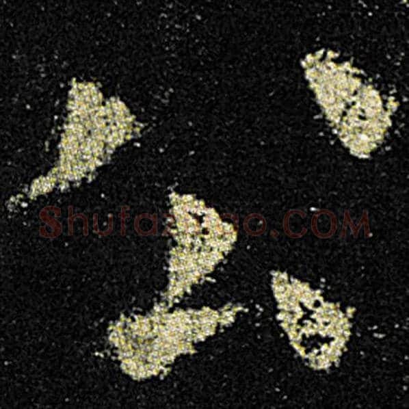 欧阳询毛笔楷书公字的写法,摘自欧阳询书法作品九成宫醴泉铭