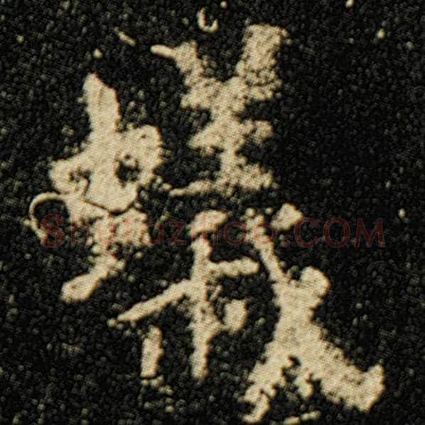 欧阳询毛笔楷书蚁字的写法,摘自欧阳询书法作品化度寺碑
