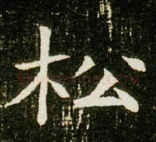 松字杨秀毛笔小楷书法写法,摘自董美人墓志铭