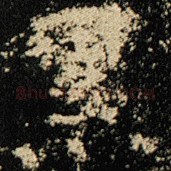 欧阳询毛笔楷书累字的写法,摘自欧阳询书法作品化度寺碑