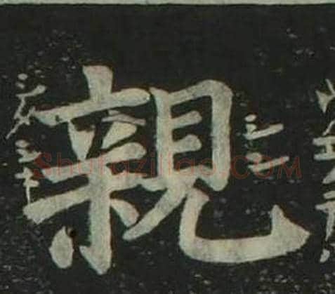 親字姜立纲毛笔楷书书法写法,摘自四体千字文