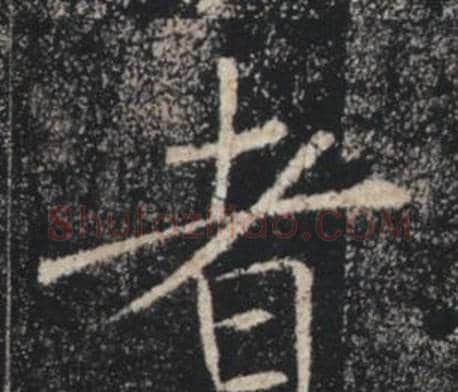 者字褚遂良毛笔楷书书法写法,摘自雁塔圣教序