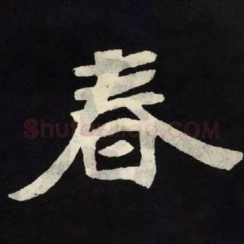 春毛笔楷书写法,摘自魏张黑女墓志