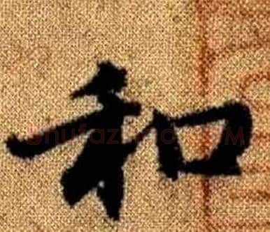 和字王铎毛笔楷书书法写法,摘自真草千字文