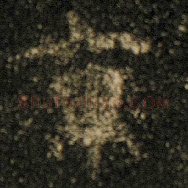 欧阳询毛笔楷书京字的写法,摘自欧阳询书法作品化度寺碑