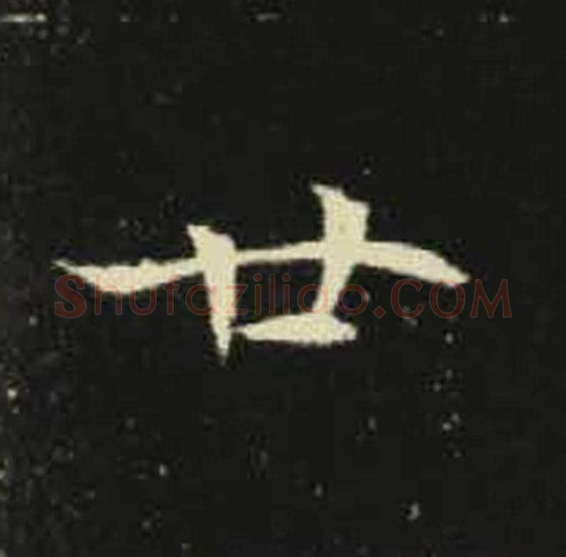 廿毛笔魏碑写法，摘自：元倪墓志