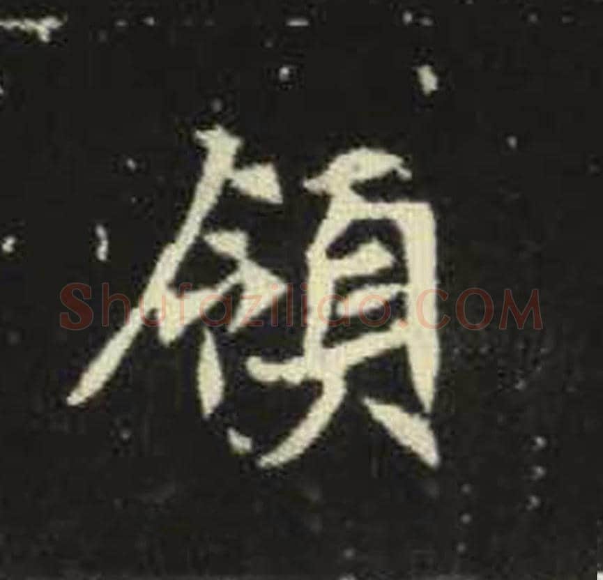 领毛笔魏碑写法，摘自：元倪墓志