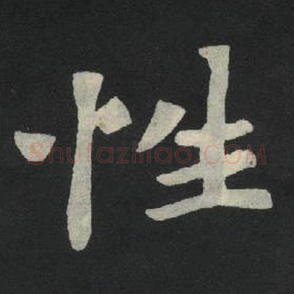 性毛笔魏碑写法，摘自：张玄墓志