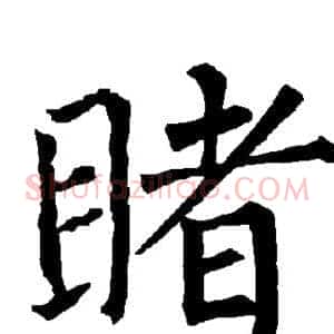 睹