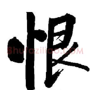 恨