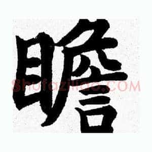 瞻