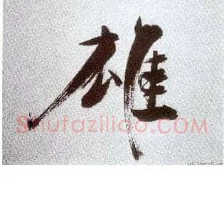 雄