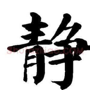 静