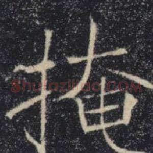 掩