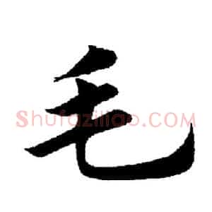 毛