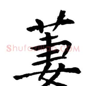 萋
