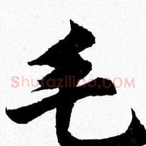 毛