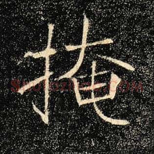 掩