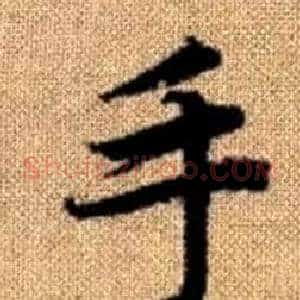 手