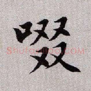 啜
