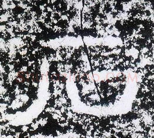 石字仇靖毛笔隶书书法写法,摘自西狭颂