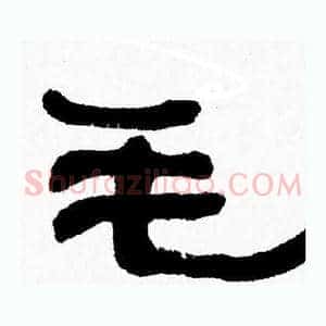 毛
