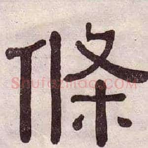 條
