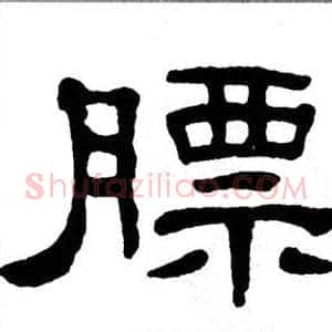 膘