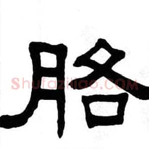 胳